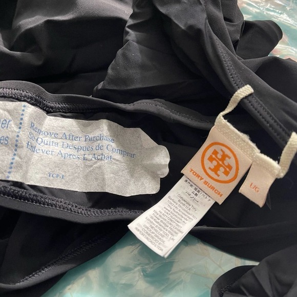 Tory Burch Women's Cut Out Solid One Piece Swimsuit Size L NWOT - Picture 9 of 12